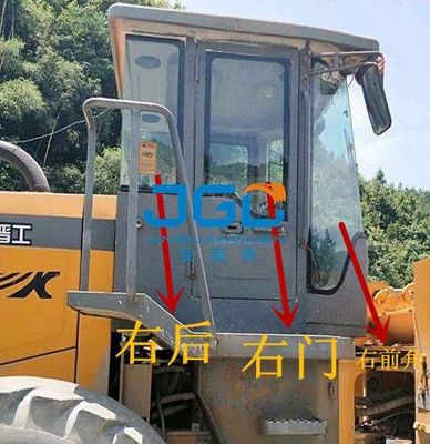 JGM756K Loader Left And Right Doors And Windows Front And Rear Windshield