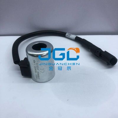 Pilot Safety Lock Solenoid Valve Coil 12v 24v For XE135 XE150 XE215 XE245 XE305 Excavator Accessory 1019
