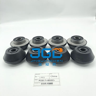 Excavator PC60-7 Diesel Engine Support Cushion For 4D102 Engine Cushion