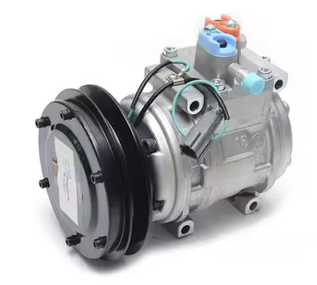PC200-6 Excavator Air Conditioner Compressor 20Y-979-D380 10PA15C R134A 24V AC Compressor