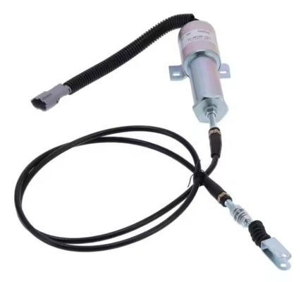 Fuel Shut Off Solenoid 11E1-60100-24 11N6-666030-24 For Excavator R210