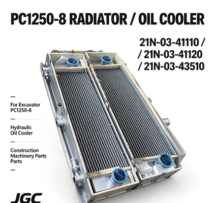 PC1250-8 Radiator 21N-03-41110 21N-03-41120 21N-03-43510 Hydraulic Oil Radiator