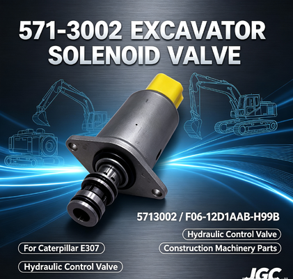 For 571-3002 5713002 Excavator  E307 Hydraulic Solenoid Valve F06-12D1AAB-H99B