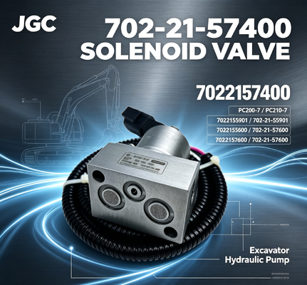 PC200-7 PC210-7 7022155901 7022157600 702-21-55901 702-21-57600  7022157400 Hydraulic Pump Solenoid Valve