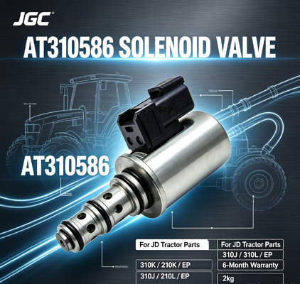 AT310586  New Hydraulic Solenoid Valve  for JD Tractor Parts 310K/210K/EP/310J/310L/EP 6-Month Warranty 2kg