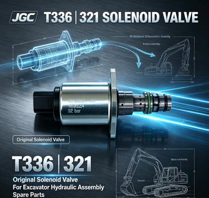 T336 | 321 High Quality  Original Solenoid Valve for Excavator Hydraulic Assembly Spare Parts