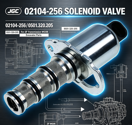 02104-256 0501-320-205   Excavator Parts Solenoid Valve for Zf Transmission Wg98