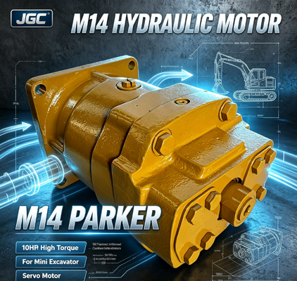 M14 parker Servo Motor 10hp High Torque Hydraulic Motor for Mini Excavator