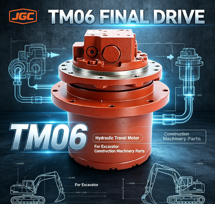 TM06  Construction Machinery Parts Hydraulic Travel Motor Assy Final Drive for Excavator