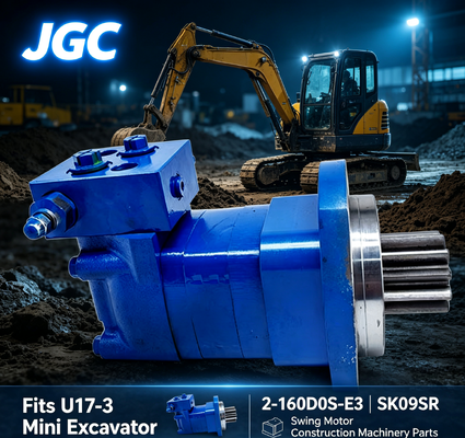 2-160D0S-E3 Construction Machinery Parts Swing Motor for U17-3 Mini Excavator SK09SR Hydraulic Swing Motor 2-160D0S-E3