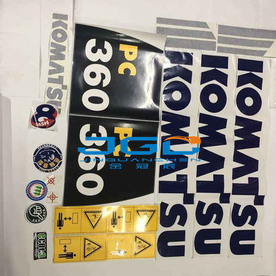 PC130 PC160 PC200 PC240 PC360 Excavator Spare Parts Whole Machine Body Sticker