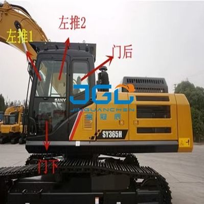 Excavator 135C-8 135C-9 215C-9 365H Front Gear Downgear Sliding Door Right Arm Glass