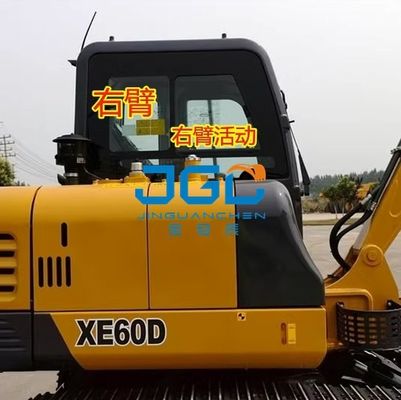 XE60D Excavator Front Windshield Front Lower Door Skylight Right Arm Tempered Glass