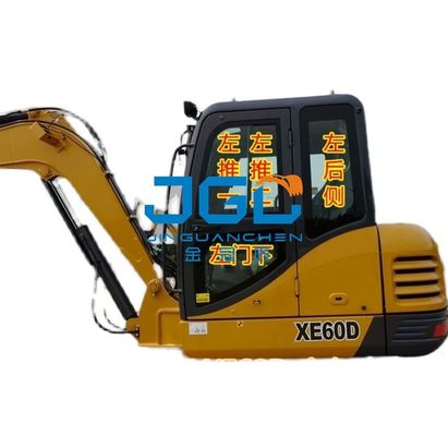 XE60D Excavator Front Windshield Front Lower Door Skylight Right Arm Tempered Glass
