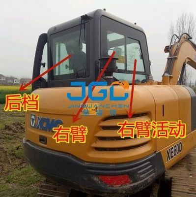 XE60D Excavator Front Windshield Front Lower Door Skylight Right Arm Tempered Glass