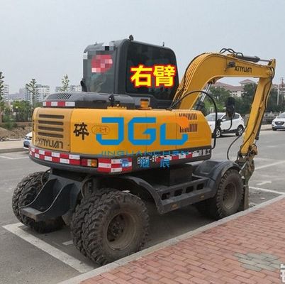 XYB75W-9 XYB75W-8T Excavator Glass Cab Front Lower Sliding Door On The Rear Side Of The Right Arm Tempered Glass