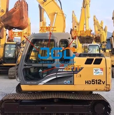 Excavator HD820 1023 1043 308R 512 Hook Machine Front Gear Lower Door Push And Pull Window Glass