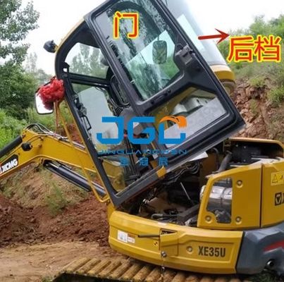 XE35U Excavator Glass Front Gear Front Lower Door Glass Rear Gear Right Pull Skylight