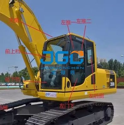 PC360 330 110 130 260 Excavator Front Windshield Window Tempered Glass