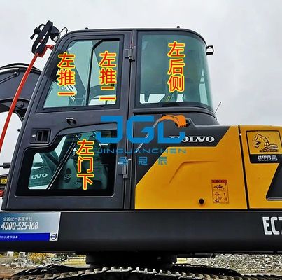 EC75D Excavator Glass Front Upper And Lower Left Door Push Rear Windshield Right Large Skylight