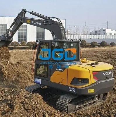 EC75D Excavator Glass Front Upper And Lower Left Door Push Rear Windshield Right Large Skylight