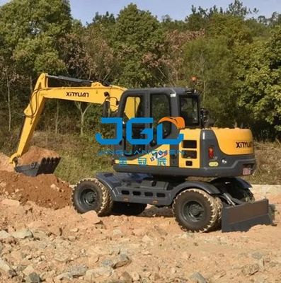 Excavator B70 Front Wind Push Up And Down The Rear Side Of The Tempered Glass Under The Window Door