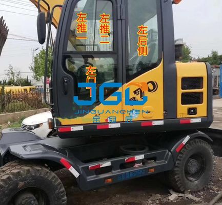 Excavator B70 Front Wind Push Up And Down The Rear Side Of The Tempered Glass Under The Window Door
