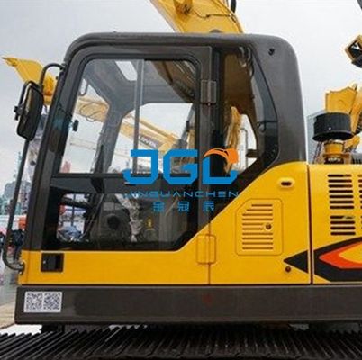 FR225D 220E 260E 150E 170E Excavator Front Wind Gear Push And Pull Window Glass