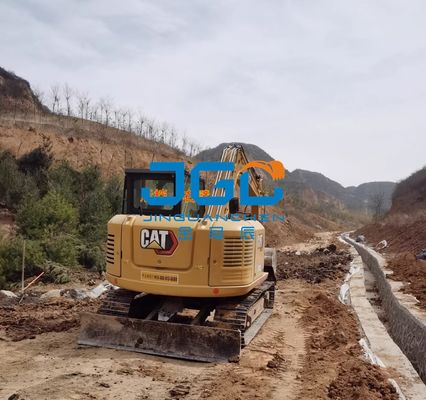 307 309 Push And Pull The Window Arm Glass Of The Left Door Before And After The Windshield Of The Excavator
