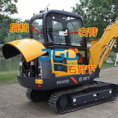 Excavator Accessories 9045E 9045D All Car Windscreen Tempered Glass