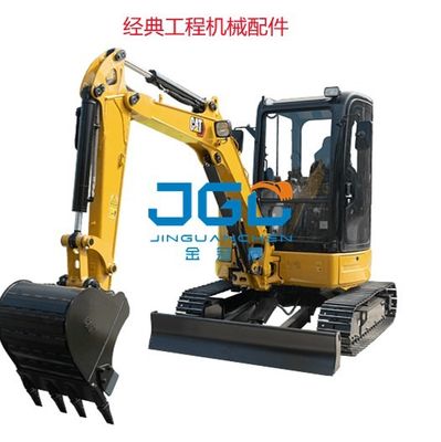 303C 303.5E2 Excavator Front Wind Gear Right Push And Pull Toughened Glass Rear Gear