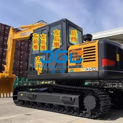 100NS 135NS Excavator Glass Front Damper Rear Rear Damper Right Arm Glass