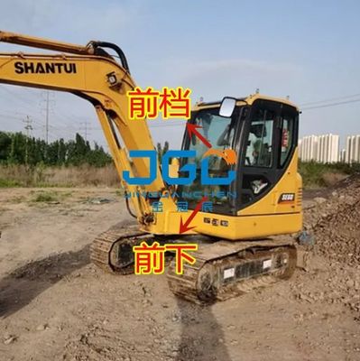 SE60-9 SE60 Excavator Front Wind Gear Left Door Sliding Window Rear Gear Right Arm Tempered Glass