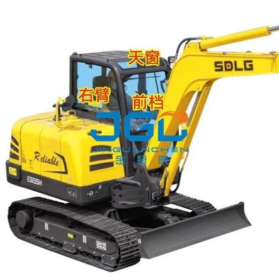 E690H/635/655/675/685 Excavator Windscreen Rear Side Bend Right Arm Skylight