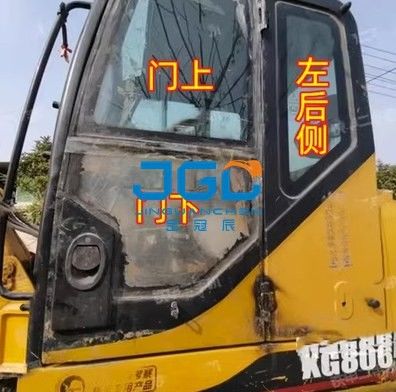 806 Excavator Front Lower Door Rear Gear Right Push And Pull Skylight Tempered Glass
