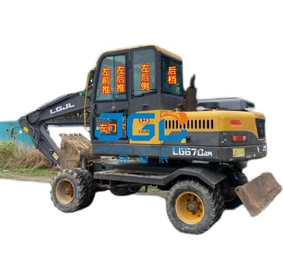 670BM 680 690 Excavator Glass Front Windshield Door Sliding Window Glass