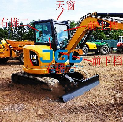305.5 306E 308E2 Excavator Skylight Front Windshield Upper And Lower Rear Gear Right Window Glass