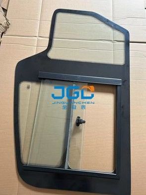 75S-9 75X Excavator Glass Whole Door Glass With Small Window Integral Fittings
