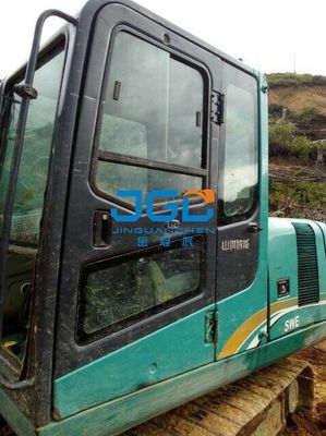 SWE60E 70 80 90 100 Excavator Glass Front Windshield Upper And Lower Door Sliding Window