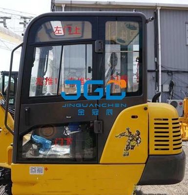 60D 60E2-H Excavator Glass Front Windshield Left Door Upper And Lower Rear Gear