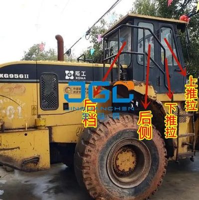 XG956-2 958 Loader Glass Front Door Sliding Window On The Rear Side Windshield Toughened Glass
