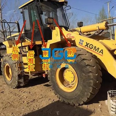XG956-2 958 Loader Glass Front Door Sliding Window On The Rear Side Windshield Toughened Glass