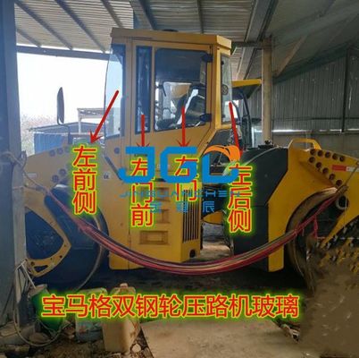 Road Roller 203AD-4 202 Left And Right Window Door Rear Baffle Rear Side With Perforated Glass
