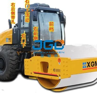 Road Roller XG622MH 626 620 Door Upper Movable Window Windshield Tempered Glass Rear