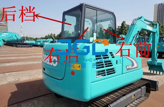 SK60-8 Excavator Front Gear Rear Door And Window Left And Right Upper And Lower Arm Windshield