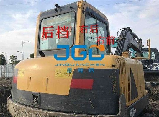 EC55B Excavator Front Rear Stop Door Glass Left And Right Windshield