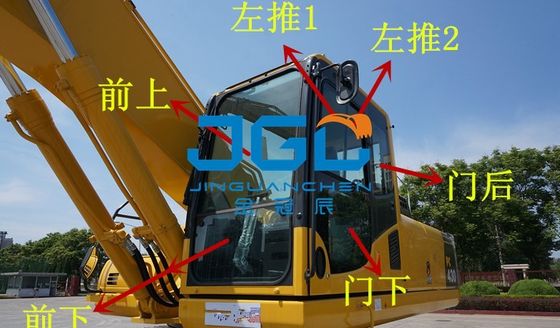 PC300 360 350 270 400 430 650 450-8mo Excavator Front And Rear Glass
