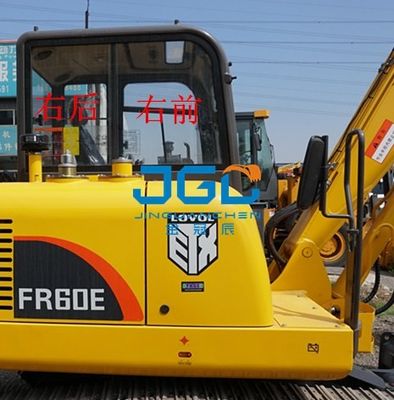 FR60E 65E 75 80E2/D Excavator Front And Rear Windshield Glass