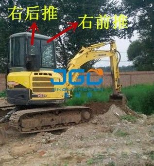 YM55 Excavator Front And Rear Windshield, Left And Right Doors And Windows