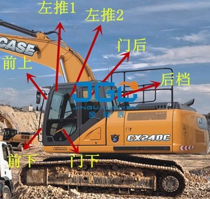 CX210 260 240 350 220 380 130 500 160C Excavator Doors And Windows Windshield